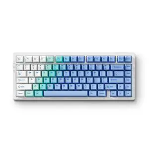 G75 PRO 75% Wireless Mechanical Keyboard, TKL Keyboards Tri-Mode BT5.0/2.4GHz/USB-C, Hot Swap Custom Creamy Keyboards Linear Switch, Double Shot PBT Keycaps RGB LED Backlit, White&Blue G75 PRO 75% Wireless Mechanical Keyboard, TKL Keyboards Tri-Mode BT5.0/2.4GHz/USB-C, Hot Swap Custom Creamy Keyboards Linear Switch, Double Shot PBT Keycaps RGB LED Backlit, White&Blue