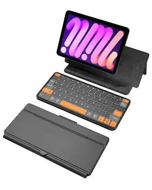 Universal Keyboard Plus Detachable, Dual Bluetooth Portable Keypad with Removable Stand & 7-Color Backlit, Wireless Travel Keyboard for iPad/Z Fold/Galaxy Tabs/Phones, Keypad for iOS/Android/Windows Universal Keyboard Plus Detachable, Dual Bluetooth Portable Keypad with Removable Stand & 7-Color Backlit, Wireless Travel Keyboard for iPad/Z Fold/Galaxy Tabs/Phones, Keypad for iOS/Android/Windows