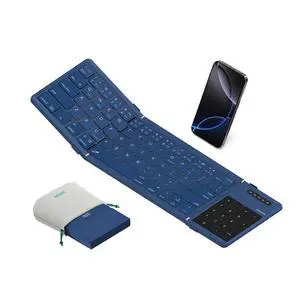 Cube Pocket Upgraded Foldable Keyboard with Touchpad & Number Pad Cube Pocket Upgraded Foldable Keyboard with Touchpad & Number Pad