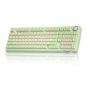 KI99 Pro Wireless Mechanical Keyboard Quiet Switch,Hot Swappable Pre-Lubed Switches Silent Keyboard with RGB Backlit,Gasket Structure Computer Gaming Keyboards(GreenWhite, Silent Switch) KI99 Pro Wireless Mechanical Keyboard Quiet Switch,Hot Swappable Pre-Lubed Switches Silent Keyboard with RGB Backlit,Gasket Structure Computer Gaming Keyboards(GreenWhite, Silent Switch)