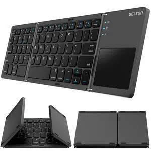 F75 Folding Bluetooth Wireless Keyboard Sensitive Touchpad F75 Folding Bluetooth Wireless Keyboard Sensitive Touchpad