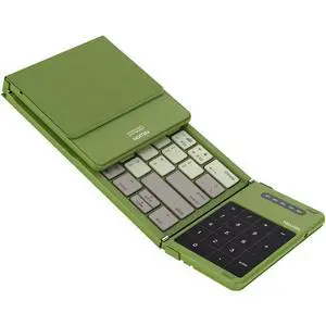 Pocket Foldable Keyboard with Touchpad & Wireless Bluetooth, Portable Travel Keyboard for Home or Mobile Office Replaces Keypads and Mouse Combo, Compatible with iPad, Laptop, Tablet - Green Pocket Foldable Keyboard with Touchpad & Wireless Bluetooth, Portable Travel Keyboard for Home or Mobile Office Replaces Keypads and Mouse Combo, Compatible with iPad, Laptop, Tablet - Green