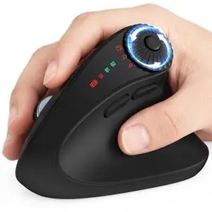 MAM51 Ergonomic Mouse, Bluetooth Mouse with Side Scroll Wheel MAM51 Ergonomic Mouse, Bluetooth Mouse with Side Scroll Wheel