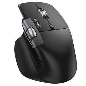 Wireless Mouse, Ergonomic Bluetooth Mouse (BT 5.3/5.0 & 2.4G & Wired), Rechargeable Mouse with Ultra-Fast Scrolling, Side Scroll, 6-Level DPI, Quiet Clicks, Optical Mouse for Laptop Desktop Wireless Mouse, Ergonomic Bluetooth Mouse (BT 5.3/5.0 & 2.4G & Wired), Rechargeable Mouse with Ultra-Fast Scrolling, Side Scroll, 6-Level DPI, Quiet Clicks, Optical Mouse for Laptop Desktop