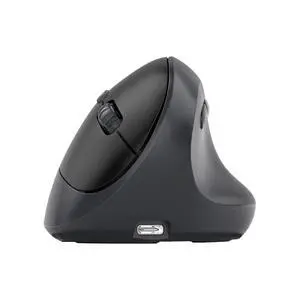 Ergonomic Vertical Wireless Mouse, Bluetooth 5.2/5.0 & 2.4G Tri-Mode, Type-C Rechargeable with Power Display, 6-Level Adjustable 8,000 DPI, Lightweight Quiet Click for Laptop Mac - Matte Black Ergonomic Vertical Wireless Mouse, Bluetooth 5.2/5.0 & 2.4G Tri-Mode, Type-C Rechargeable with Power Display, 6-Level Adjustable 8,000 DPI, Lightweight Quiet Click for Laptop Mac - Matte Black