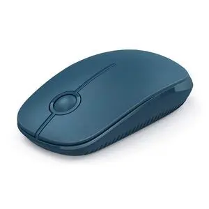 Wireless Mouse, 2.4G Slim Computer Laptop Mouse, Sapphire Blue Wireless Mouse, 2.4G Slim Computer Laptop Mouse, Sapphire Blue