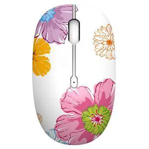 M101 Wireless Mouse, Cute Computer Mice for Laptop,Silent-Flower M101 Wireless Mouse, Cute Computer Mice for Laptop,Silent-Flower