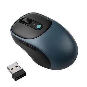 BM24 Portable Wireless Mouse, 2400 DPI Quiet Clicks, 2.4 GHz/Bluetooth 5.2/Wired with Programmable Buttons, Long Battery Life for Laptop PC/Mac/Windows - Space Gray BM24 Portable Wireless Mouse, 2400 DPI Quiet Clicks, 2.4 GHz/Bluetooth 5.2/Wired with Programmable Buttons, Long Battery Life for Laptop PC/Mac/Windows - Space Gray