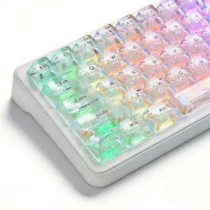 ICE Clear keycaps,Translucent keycaps Jelly,Shine Throug Key caps ICE Clear keycaps,Translucent keycaps Jelly,Shine Throug Key caps