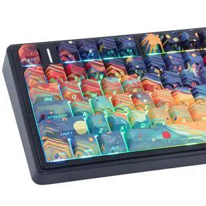 Side Print Keycaps, 131 Keys Custom Key Caps Keyboard Keycap Set Side Print Keycaps, 131 Keys Custom Key Caps Keyboard Keycap Set