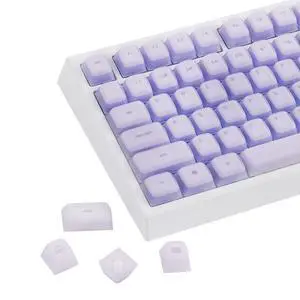 AegisSil Keycap Set, Silicone Material, Cherry Profile, 113 Keys, 65%/75%/Full Size, Custom Keyboard Keycaps Set for Cherry MX, Kailh, Outemu, Gateron Mechanical Gaming Keyboard (Purple) AegisSil Keycap Set, Silicone Material, Cherry Profile, 113 Keys, 65%/75%/Full Size, Custom Keyboard Keycaps Set for Cherry MX, Kailh, Outemu, Gateron Mechanical Gaming Keyboard (Purple)