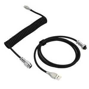 Mix Coiled Keyboard Cable 8k 5ft for Mechanical Gaming Keyboard Mix Coiled Keyboard Cable 8k 5ft for Mechanical Gaming Keyboard