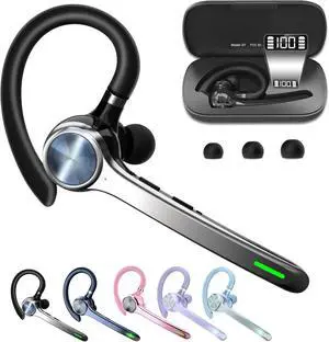 Bluetooth Headset, Wireless Earpiece with Mic for Work Bluetooth Headset, Wireless Earpiece with Mic for Work