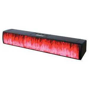 MMA4020 Portable Speaker Soundbar with Bluetooth 5.0, Patented Vibrant LED Light Display, True 16 Watts RMS Sound, USB, TFT Playback, Great for Gaming, Stereo (Medium) MMA4020 Portable Speaker Soundbar with Bluetooth 5.0, Patented Vibrant LED Light Display, True 16 Watts RMS Sound, USB, TFT Playback, Great for Gaming, Stereo (Medium)