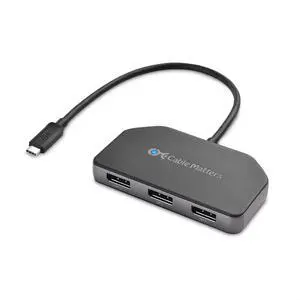 Windows Only Triple Monitor USB C Hub, 3X DisplayPort Windows Only Triple Monitor USB C Hub, 3X DisplayPort
