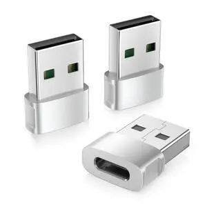 for iPhone 17 16 Car Charger Adapter 3Pack,USB to USB C Adapter for iPhone 17 16 Car Charger Adapter 3Pack,USB to USB C Adapter