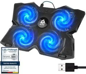 Wind Laptop Cooling Pad - More Than 500 000 Units Sold - New Version - The Most Powerful Rapid Action Cooling Fan - Laptop Stand with 4 Cooling Fans at 1200 RPM - USB Fan - PS5 PS4 - Blue Wind Laptop Cooling Pad - More Than 500 000 Units Sold - New Version - The Most Powerful Rapid Action Cooling Fan - Laptop Stand with 4 Cooling Fans at 1200 RPM - USB Fan - PS5 PS4 - Blue