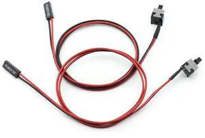 2pcs PC Power Button ATX Desktop Computer PC Case Motherboard On/Off/Reset Switch Power Cord Re-Starting Switch Cable Power SW Cable 2 Pin 50cm 2pcs PC Power Button ATX Desktop Computer PC Case Motherboard On/Off/Reset Switch Power Cord Re-Starting Switch Cable Power SW Cable 2 Pin 50cm