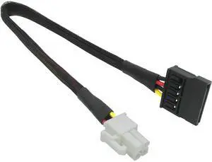 (3-Pack SATA Power Cable for Lenovo Motherboard, ATX 4 Pin to SATA Hard Drive HDD Power Adapter Extension 12-inch(30cm) (3-Pack SATA Power Cable for Lenovo Motherboard, ATX 4 Pin to SATA Hard Drive HDD Power Adapter Extension 12-inch(30cm)