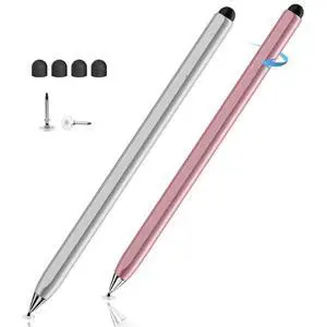 Stylus Pen for Touchscreen, 2-in-1 Magnetic Body & Rotate Stylists Pens Stylus Pen for Touchscreen, 2-in-1 Magnetic Body & Rotate Stylists Pens