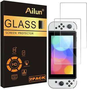2 Pack Screen Protector for Nintendo Switch OLED Model 2021, 7 Inch 2 Pack Screen Protector for Nintendo Switch OLED Model 2021, 7 Inch