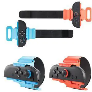 Blue+Orange Wrist Band for Switch 2(2025), Adjustable Hand Strap for Switch 2 Sport Games for Zumba Burn It Up, Skin-Friendly Accessories Compatible with Switch 2 Joycon Fit for Kid and Adult Blue+Orange Wrist Band for Switch 2(2025), Adjustable Hand Strap for Switch 2 Sport Games for Zumba Burn It Up, Skin-Friendly Accessories Compatible with Switch 2 Joycon Fit for Kid and Adult