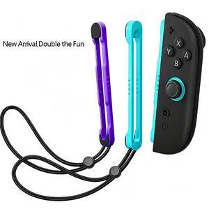 Wrist Straps Compatible with Switch 2,Replacement Wrist Strap 1 Set for Joy-Con 2 Controller,Safety Lanyard Works With Joy-Con 2 (Purple-green) Wrist Straps Compatible with Switch 2,Replacement Wrist Strap 1 Set for Joy-Con 2 Controller,Safety Lanyard Works With Joy-Con 2 (Purple-green)