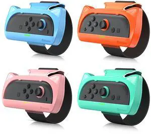 Wristbands for Just Dance 2026 Switch 2 Games, Adjustable Elastic Straps Only Compatible with Nintendo Switch 2 Joy-Cons, Pack of 4 Wristbands for Just Dance 2026 Switch 2 Games, Adjustable Elastic Straps Only Compatible with Nintendo Switch 2 Joy-Cons, Pack of 4