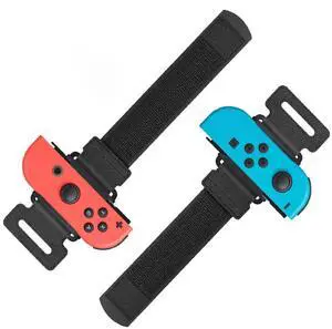 Wrist Band Straps Compatible with Switch Just-Dance for Zumba Burn It Up for Nintendo Switch & Swith OLED Model for Joy-Cons,Adjustable Elastic Strap 2 Pack Red/Blue Wrist Band Straps Compatible with Switch Just-Dance for Zumba Burn It Up for Nintendo Switch & Swith OLED Model for Joy-Cons,Adjustable Elastic Strap 2 Pack Red/Blue
