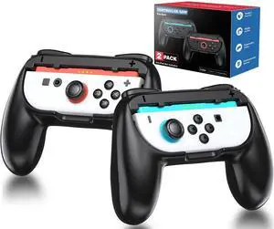 for Switch 2 Joy-Con Grip (2025), Switch 2 Controller Grips for Nintendo Switch 2 Joy-Con, Ergonomic Anti-Slip Hand Grip, Switch 2 Comfort Accessories, 2 Pack (Black) for Switch 2 Joy-Con Grip (2025), Switch 2 Controller Grips for Nintendo Switch 2 Joy-Con, Ergonomic Anti-Slip Hand Grip, Switch 2 Comfort Accessories, 2 Pack (Black)