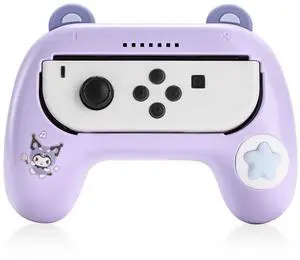 Hand Grips for Joy Con Compatible with Switch 2017 & Switch OLED, Wear-Resistant Switch Controller Holder Cute Joy Con Grip, Silicone Joycon Comfort Grip, 1 Pack, Purple, Not for Switch 2 Hand Grips for Joy Con Compatible with Switch 2017 & Switch OLED, Wear-Resistant Switch Controller Holder Cute Joy Con Grip, Silicone Joycon Comfort Grip, 1 Pack, Purple, Not for Switch 2