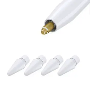 Replacement Tips Compatible with Apple Pencil 2 Gen iPad Pro Pencil, Logitech Crayon Digital Pencil - Apple Pencil iPencil Nib for iPad Apple Pencil 1 st/Pencil 2 Gen White 4 Pack Replacement Tips Compatible with Apple Pencil 2 Gen iPad Pro Pencil, Logitech Crayon Digital Pencil - Apple Pencil iPencil Nib for iPad Apple Pencil 1 st/Pencil 2 Gen White 4 Pack