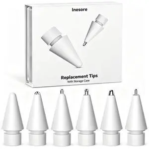 Pencil Tips for Apple Pencil Pro/1st/2nd/USB-C (6 Pack) Pencil Tips for Apple Pencil Pro/1st/2nd/USB-C (6 Pack)
