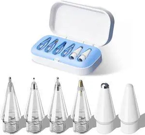 6Pack Replacement Pencil Tips for Apple Pencil Pro/2nd Gen/1st Gen/USB-CUpgraded iPad Pen Tips with Storage Case, IPad Pro Pencil Tips Sets, Accessories for Apple Pencil Blue 6 in 1 6Pack Replacement Pencil Tips for Apple Pencil Pro/2nd Gen/1st Gen/USB-CUpgraded iPad Pen Tips with Storage Case, IPad Pro Pencil Tips Sets, Accessories for Apple Pencil Blue 6 in 1