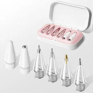 Replacement Tips for Apple Pencil Pro/2nd Gen/1st Gen/USB C, Pink Case Replacement Tips for Apple Pencil Pro/2nd Gen/1st Gen/USB C, Pink Case
