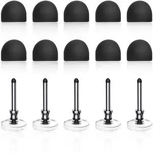 10 Rubber Tips+5 Transparent Disc Tips 10 Rubber Tips+5 Transparent Disc Tips