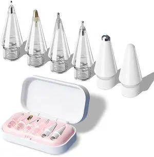 Replacement Tips for Apple Pencil Pro/1st/2nd/USB-C, 6 Pack Pink Replacement Tips for Apple Pencil Pro/1st/2nd/USB-C, 6 Pack Pink