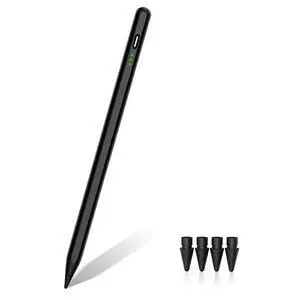 Black Stylus Pen for iPad Pro Air Mini 2018-26, Palm Rejection Fast Charge Black Stylus Pen for iPad Pro Air Mini 2018-26, Palm Rejection Fast Charge