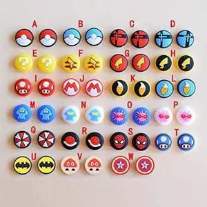 Silicone Analog Thumb Grip Stick Set Joystick Cap Thumbstick Cover Caps for Switch NS Switch Lite Controller Thumbsticks Cap (I) Silicone Analog Thumb Grip Stick Set Joystick Cap Thumbstick Cover Caps for Switch NS Switch Lite Controller Thumbsticks Cap (I)