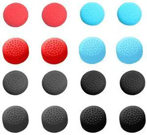 16 Pcs Silicone Joystick Thumb Stick Grip Covers Analog Controller Gamepad Thumb Stick Grip Caps Compatible with Nintendo Switch & Switch Lite 16 Pcs Silicone Joystick Thumb Stick Grip Covers Analog Controller Gamepad Thumb Stick Grip Caps Compatible with Nintendo Switch & Switch Lite