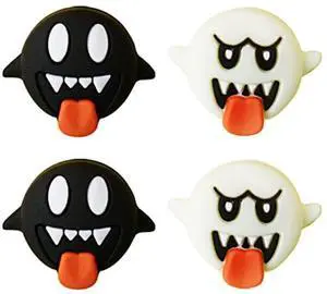 Halloween Skull Switch Thumb Grips, Cute Joystick Caps for Nintendo Switch Lite/OLED 4 PCS Thumbstick Cover, Button Cover for NS Joycon Controller (Black White Ghosts) Halloween Skull Switch Thumb Grips, Cute Joystick Caps for Nintendo Switch Lite/OLED 4 PCS Thumbstick Cover, Button Cover for NS Joycon Controller (Black White Ghosts)
