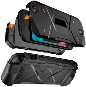 2-in-1 Protevtive Case for Nintendo Switch 2, PC Front Cover+ Back TPU Grip Protective Cover Accessories for Switch 2 7.9 Inch,Shock Absorption Shell 360° Protection (Black) 2-in-1 Protevtive Case for Nintendo Switch 2, PC Front Cover+ Back TPU Grip Protective Cover Accessories for Switch 2 7.9 Inch,Shock Absorption Shell 360° Protection (Black)