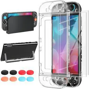 Dockable Protective Case for Nintendo Switch 2-Clear Dockable Protective Case for Nintendo Switch 2-Clear