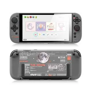 Hard Case Compatible with Nintendo Switch 2 (2025), Anti-Scratch Dockable Protective Cover for Switch 2 with Detachable Joysticks, The Moon Hard Case Compatible with Nintendo Switch 2 (2025), Anti-Scratch Dockable Protective Cover for Switch 2 with Detachable Joysticks, The Moon