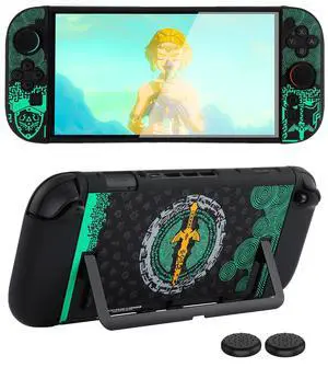 Dockable Protective Case for Switch 2 (2025), Slim Hard PC Shell with Detachable Joy-Con Cover, Anti-Scratch, Anti-Fingerprint, with 2 Thumb Grips Dockable Protective Case for Switch 2 (2025), Slim Hard PC Shell with Detachable Joy-Con Cover, Anti-Scratch, Anti-Fingerprint, with 2 Thumb Grips