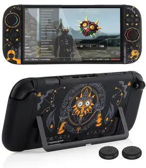 Dockable Protective Case for Switch 2 (2025), Slim Hard PC Shell with Detachable Joy-Con Cover, Anti-Scratch, Anti-Fingerprint, with 2 Thumb Grips Dockable Protective Case for Switch 2 (2025), Slim Hard PC Shell with Detachable Joy-Con Cover, Anti-Scratch, Anti-Fingerprint, with 2 Thumb Grips