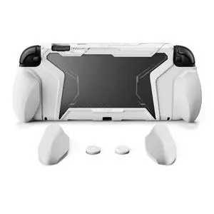 for Switch 2 Beyond-Grip Dockable Case, Interchangeable FPS/Omni Ergonomic Grips + Military-Grade Drop Protective Cover + 2 Joystick Caps for Nintendo Switch 2 (White) for Switch 2 Beyond-Grip Dockable Case, Interchangeable FPS/Omni Ergonomic Grips + Military-Grade Drop Protective Cover + 2 Joystick Caps for Nintendo Switch 2 (White)