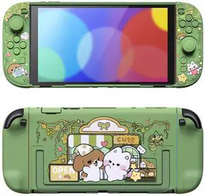 Protective Case for Nintendo Switch 2 - Kawaii Dockable Hard Case Shell for Switch 2 with Thumb Grip & Sticker & Button Caps, Anti-Scratch, Shockproof Cover Skin - Forest Bakery Protective Case for Nintendo Switch 2 - Kawaii Dockable Hard Case Shell for Switch 2 with Thumb Grip & Sticker & Button Caps, Anti-Scratch, Shockproof Cover Skin - Forest Bakery