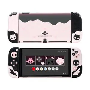 Protective Case for Switch OLED Model,Anti-Scratch Slim Cover Case Compatible with Switch OLED Separable Soft Silicone Shell with 2 Thumb Grip Caps- Sweetheart Skull Protective Case for Switch OLED Model,Anti-Scratch Slim Cover Case Compatible with Switch OLED Separable Soft Silicone Shell with 2 Thumb Grip Caps- Sweetheart Skull