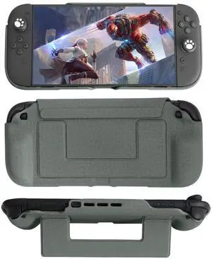 Switch 2 Cover Protective Case, Detachable Magnetic Shell, 360 ° All-Around Protection, with a Protective Shell with Built-in Ergonomic Grip, Suitable for Nintendo Switch 2 Model 2025, Grey Switch 2 Cover Protective Case, Detachable Magnetic Shell, 360 ° All-Around Protection, with a Protective Shell with Built-in Ergonomic Grip, Suitable for Nintendo Switch 2 Model 2025, Grey
